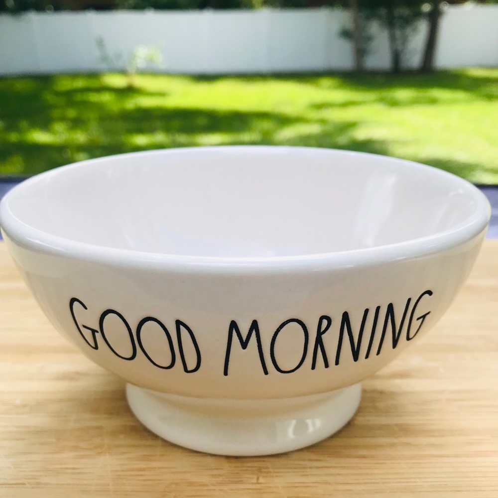 Rae Dunn Bowl GOOD MORNING 6” NWT